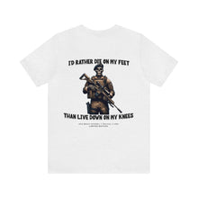 Load image into Gallery viewer, Die On My Feet Unisex Tee