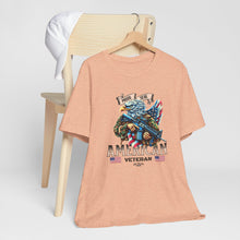 Load image into Gallery viewer, Proud To Be American Veteran Unisex Tee