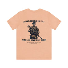 Load image into Gallery viewer, Die On My Feet Unisex Tee