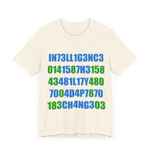 Load image into Gallery viewer, Intelligence Unisex Jersey Short Sleeve Tee
