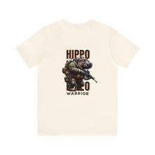 Load image into Gallery viewer, Hippo Animal Warrior Unisex Tee