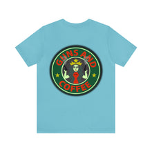 Load image into Gallery viewer, Guns And Coffee Unisex Tee
