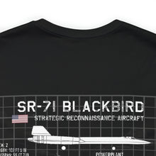 Load image into Gallery viewer, SR-71 Blackbird Aircraft Unisex Tee