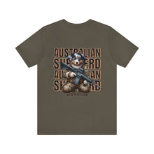 Load image into Gallery viewer, Australin Shepherd Animal Warrior Unisex Tee