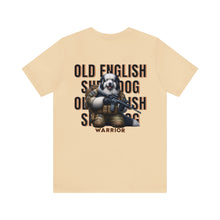Load image into Gallery viewer, Old English Sheepdog Animal Warrior Unisex Jersey Short Sleeve Tee