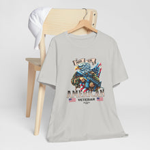 Load image into Gallery viewer, Proud To Be American Veteran Unisex Tee