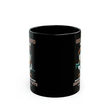 Load image into Gallery viewer, Your Daily Mission For Superior Taste Ceramic Black Mug (11oz)