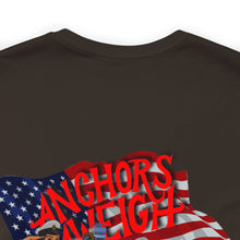 Load image into Gallery viewer, Anchors Aweigh Nose Art Unisex Tee