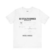 Load image into Gallery viewer, B2 Stealth Bomber Aircraft Unisex Tee