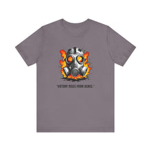 Load image into Gallery viewer, Victory Rises From Ashes Unisex Tee