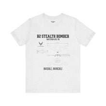 Load image into Gallery viewer, B2 Stealth Bomber Aircraft Unisex Tee