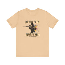 Load image into Gallery viewer, Never Seen Always Felt Unisex Tee
