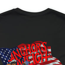 Load image into Gallery viewer, Anchors Aweigh Nose Art Unisex Tee