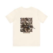 Load image into Gallery viewer, Siamese Cat Animal Warrior Unisex Tee