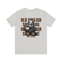 Load image into Gallery viewer, Old English Sheepdog Animal Warrior Unisex Jersey Short Sleeve Tee