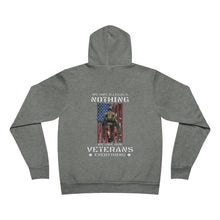 Load image into Gallery viewer, We Owe Our Veterans Everything Unisex Fleece Pullover Hoodie