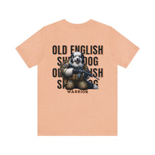 Load image into Gallery viewer, Old English Sheepdog Animal Warrior Unisex Jersey Short Sleeve Tee