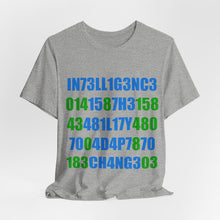 Load image into Gallery viewer, Intelligence Unisex Jersey Short Sleeve Tee