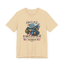 Load image into Gallery viewer, Proud To Be American Veteran Unisex Tee