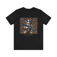 Load image into Gallery viewer, Australin Shepherd Animal Warrior Unisex Tee