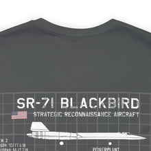 Load image into Gallery viewer, SR-71 Blackbird Aircraft Unisex Tee