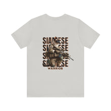 Load image into Gallery viewer, Siamese Cat Animal Warrior Unisex Tee