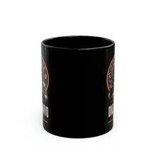 Load image into Gallery viewer, The Cadence Of Exceptional Flavor Ceramic Black Mug (11oz)