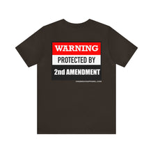Load image into Gallery viewer, Protected By 2nd Amendment Unisex Tee