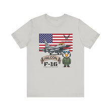 Load image into Gallery viewer, F-16 Falcon Aircraft Unisex Tee