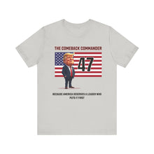 Load image into Gallery viewer, The Comeback Commander Unisex Tee
