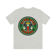 Load image into Gallery viewer, Guns And Coffee Unisex Tee