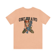 Load image into Gallery viewer, One Bravo Nose Art Unisex Tee