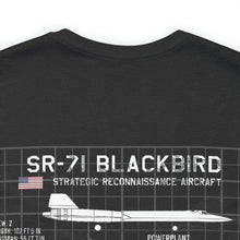 Load image into Gallery viewer, SR-71 Blackbird Aircraft Unisex Tee