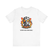 Load image into Gallery viewer, Victory Rises From Ashes Unisex Tee