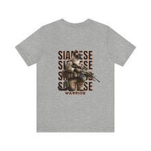 Load image into Gallery viewer, Siamese Cat Animal Warrior Unisex Tee