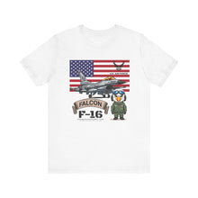 Load image into Gallery viewer, F-16 Falcon Aircraft Unisex Tee