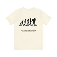 Load image into Gallery viewer, Evolution Of A Soldier Unisex Tee