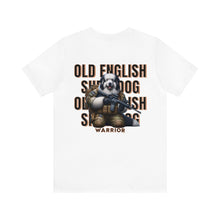 Load image into Gallery viewer, Old English Sheepdog Animal Warrior Unisex Jersey Short Sleeve Tee