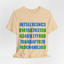 Load image into Gallery viewer, Intelligence Unisex Jersey Short Sleeve Tee