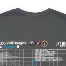 Load image into Gallery viewer, F-4 Phantom II Aircraft Unisex Tee