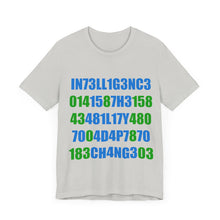 Load image into Gallery viewer, Intelligence Unisex Jersey Short Sleeve Tee