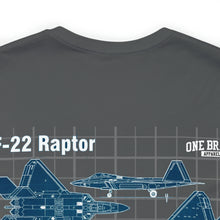 Load image into Gallery viewer, F-22 Raptor Aircraft Unisex Tee