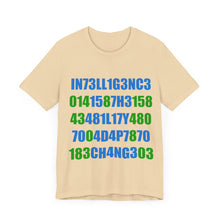 Load image into Gallery viewer, Intelligence Unisex Jersey Short Sleeve Tee