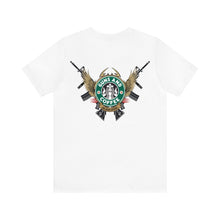 Load image into Gallery viewer, Guns and Coffee Unisex Tee