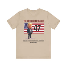 Load image into Gallery viewer, The Comeback Commander Unisex Tee
