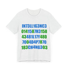 Load image into Gallery viewer, Intelligence Unisex Jersey Short Sleeve Tee
