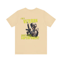 Load image into Gallery viewer, Veteran Superpower Unisex Tee