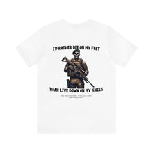 Load image into Gallery viewer, Die On My Feet Unisex Tee