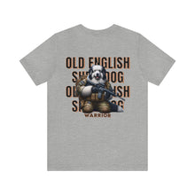 Load image into Gallery viewer, Old English Sheepdog Animal Warrior Unisex Jersey Short Sleeve Tee