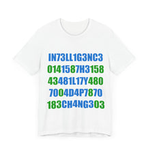 Load image into Gallery viewer, Intelligence Unisex Jersey Short Sleeve Tee